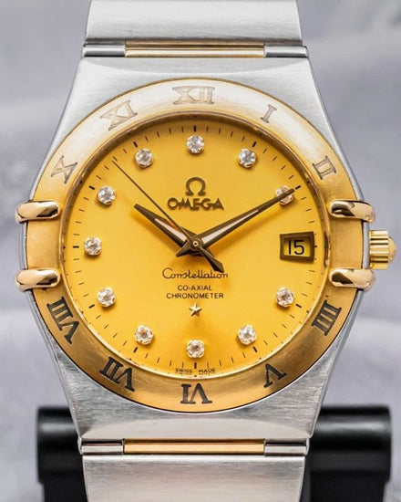Omega Constellation "160th Anniversary" 35.5MM Champagne Dial Two-Tone Bracelet (111.20.36.20.58.001)