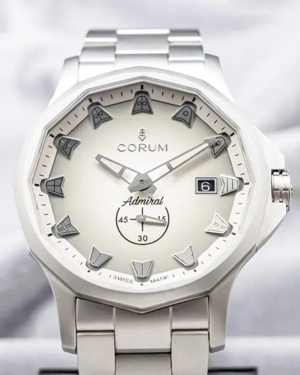 Corum Admiral's Cup AC-One L.E. 42MM Silver Dial Steel Bracelet (395.201.20/V800 AK50)