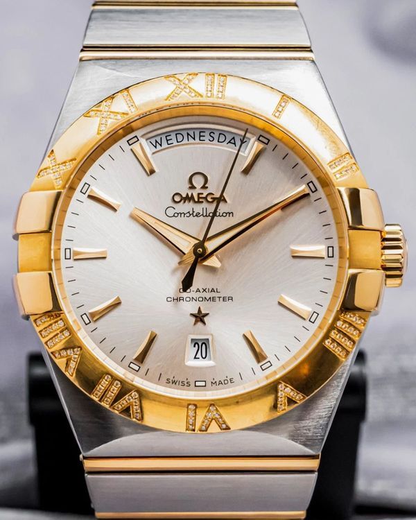 Omega Constellation 38MM Silver Dial Two-Tone Bracelet (123.25.38.22.02.002)