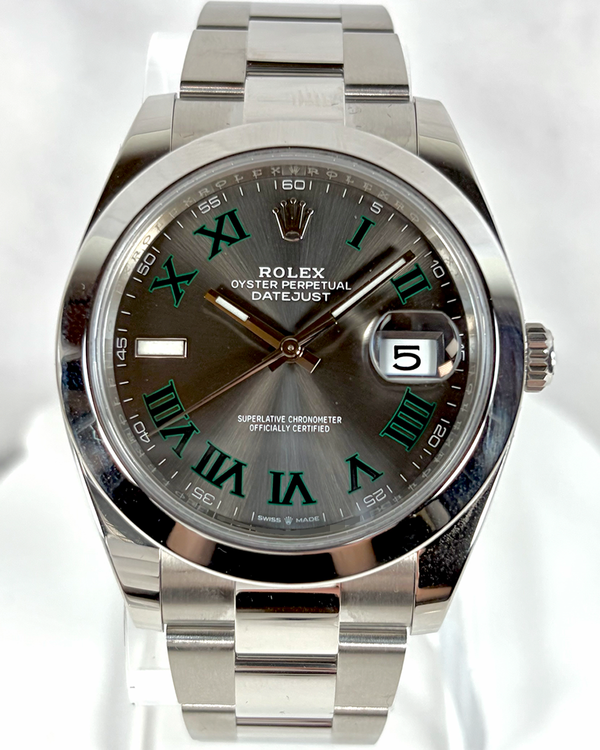2026 Rolex Datejust "Wimbledon" 41MM Slate Dial Jubilee Bracelet (126300)