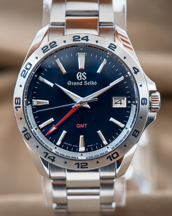 No Reserve - 2019 Grand Seiko Sport GMT 39MM Quartz Blue Dial Steel Bracelet (SBGN005G)