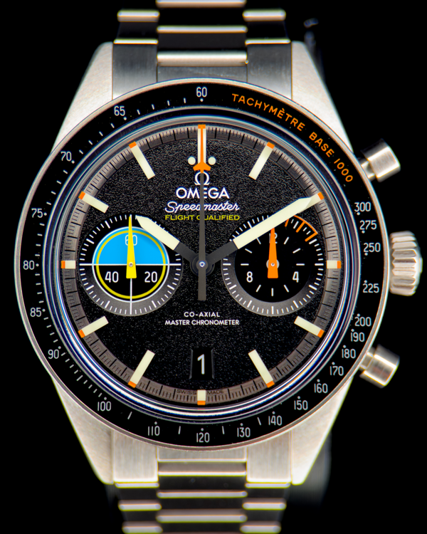 2025 Omega Speedmaster Pilot 40.85MM Black Dial Steel Bracelet (332.10.41.51.01.002)