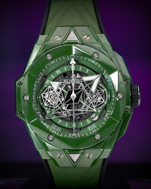 Hublot Big Bang 45MM Green Dial Rubber Strap (418.GX.5207.RX.MXM22)