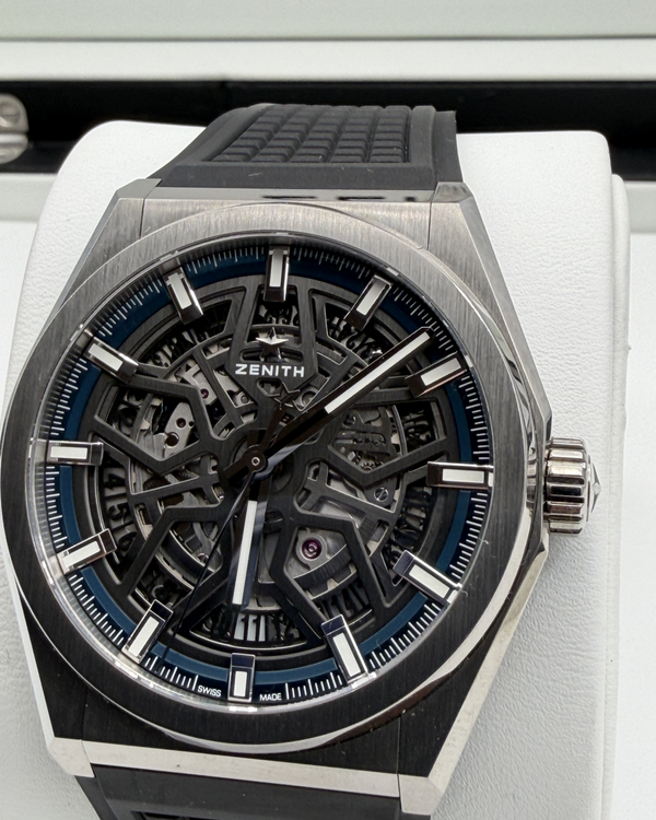 2021 Zenith Defy Classic 41MM Skeleton Dial Rubber Strap (95.9000.670/78.R782)