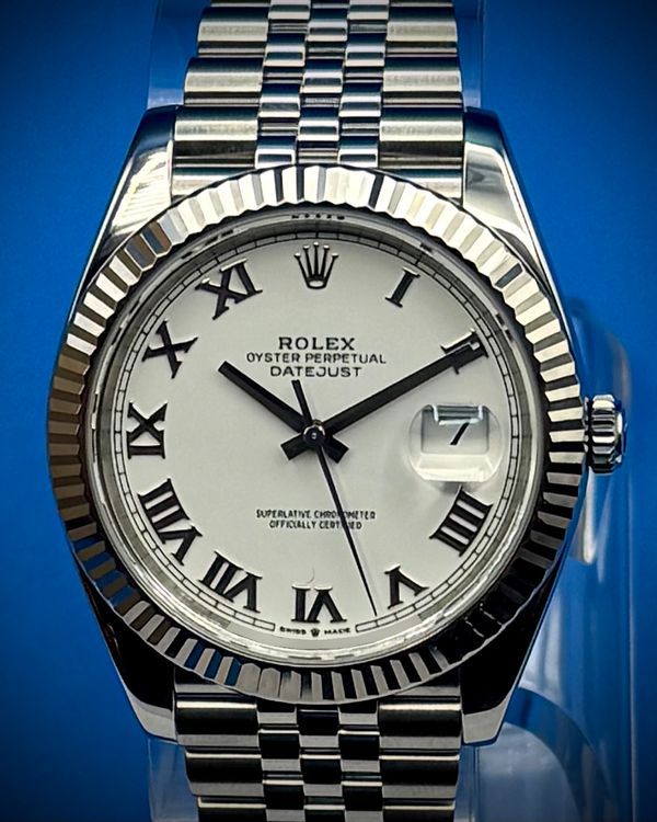 2024 Rolex Datejust 41MM White Dial Jubilee Bracelet (126334)