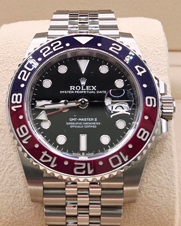 2020 Rolex GMT-Master II "Pepsi" 40MM Black Dial Jubilee Bracelet (126710BLRO)