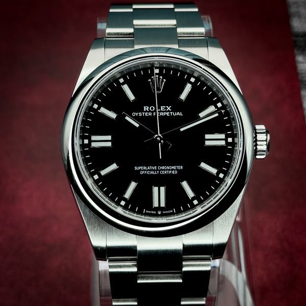 2025 Rolex Oyster Perpetual 41MM Black Dial Oyster Bracelet (134300)