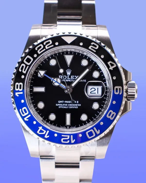 No reserve - 2026 Rolex GMT-Master II "Batman" 40MM Black Dial Oyster Bracelet (126710BLNR)
