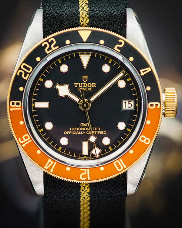 No Reserve - 2024 Tudor Black Bay GMT S&G "Rootbeer" 41MM Black Dial Textile Strap (M79833MN-0004)