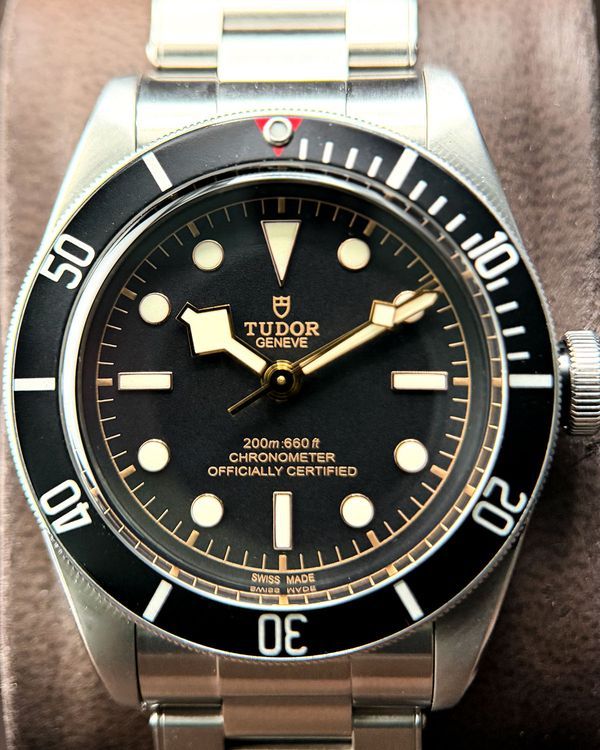 No Reserve - 2017 Tudor Black Bay Heritage 41MM Black Dial Steel Bracelet (79220N)