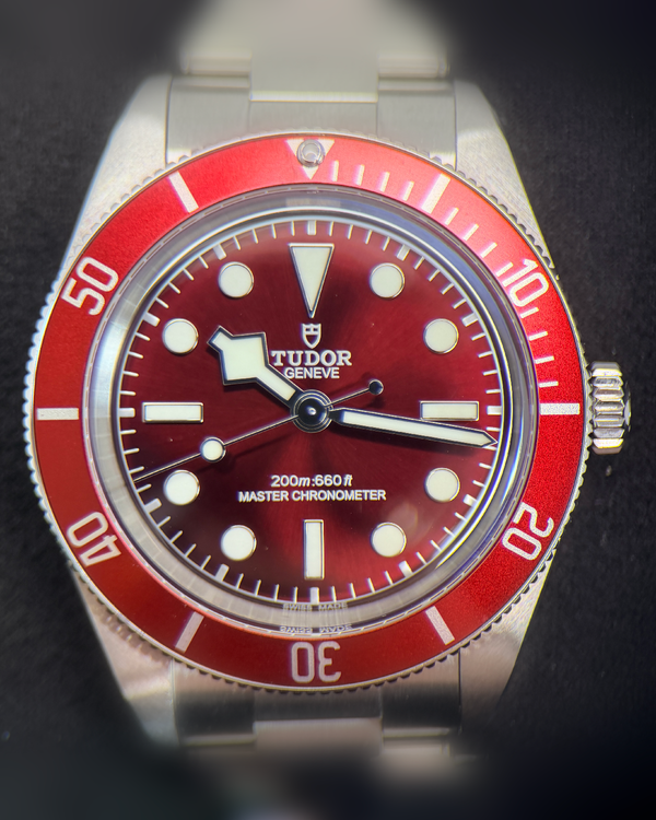 No Reserve - 2025 Tudor Black Bay 58 39MM Red Dial Steel Bracelet (7939A1A0RU)