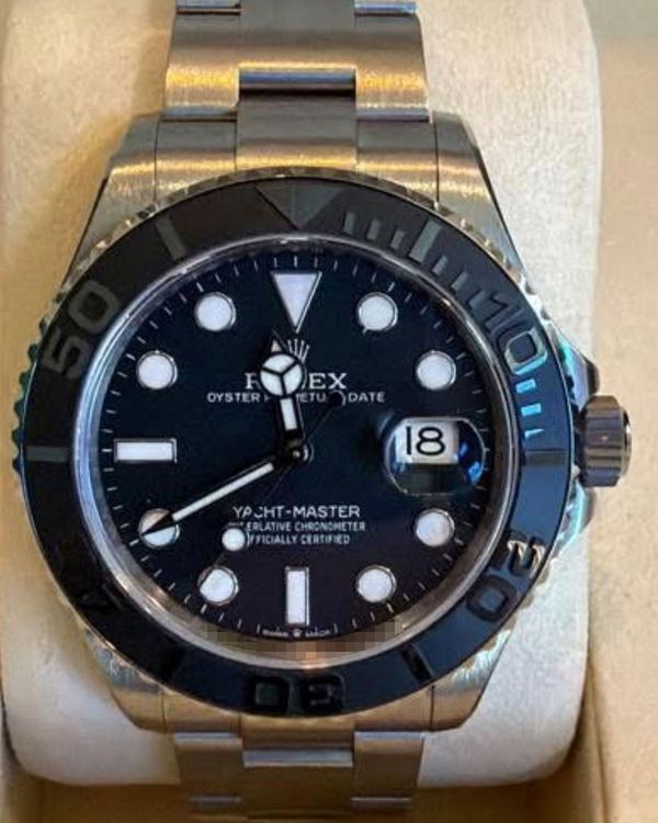 No Reserve - 2025 Rolex Yacht-Master 42MM Black Dial Titanium Oyster Bracelet (226627)