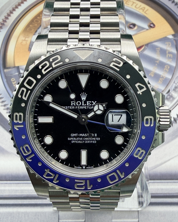 2025 Rolex GMT-Master II "Batgirl" 40MM Black Dial Jubilee Bracelet (126710BLNR)