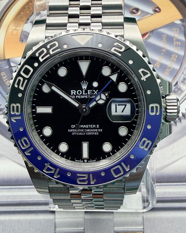 2025 Rolex GMT-Master II "Batgirl" 40MM Black Dial Jubilee Bracelet (126710BLNR)