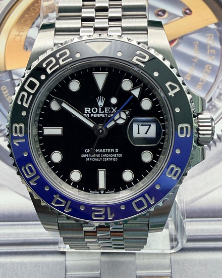 2025 Rolex GMT-Master II "Batgirl" 40MM Black Dial Jubilee Bracelet (126710BLNR)