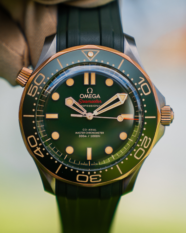 2025 Omega Seamaster Diver 300M Brown Dial Rubber Strap (210.92.42.20.10.001)