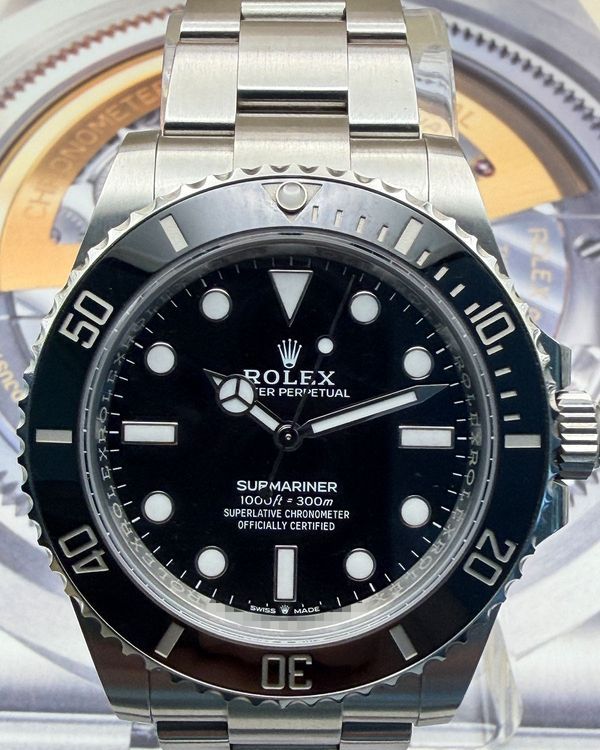 2024 Rolex Submariner No-Date 41MM Black Dial Oyster Bracelet (124060)