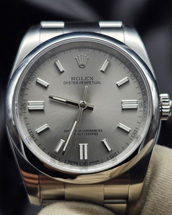 2017 Rolex Oyster Perpetual 36MM Silver Dial Oyster Bracelet (116000)