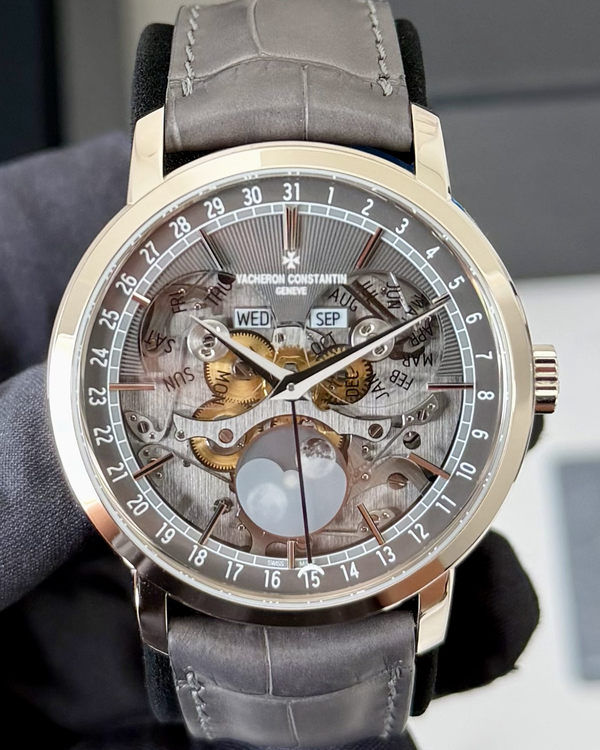 2023 Vacheron Constantin Traditionnelle 41MM Skeleton Dial Leather Strap (4020T/000G-B655)