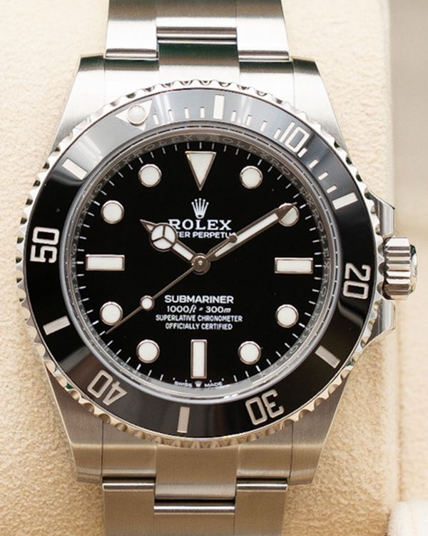 2024 Rolex Submariner No-Date 41MM Black Dial Oyster Bracelet (124060)