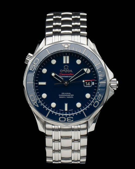 2022 Omega Seamaster Diver 300M 41MM Blue Dial Steel Bracelet (212.30.41.20.03.001)
