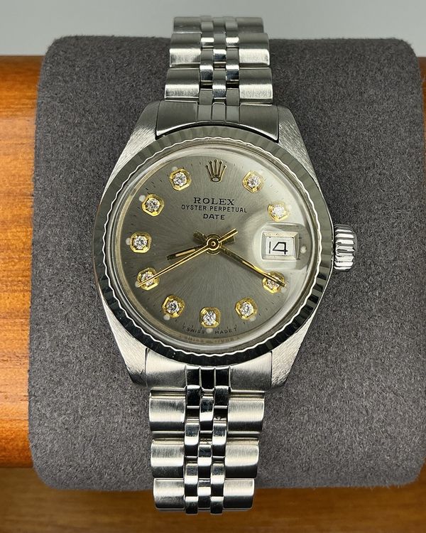 1978 Rolex Lady-Datejust 26MM Champagne Diamond Dial Jubilee Bracelet (6917)