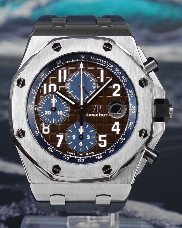 2019 Audemars Piguet Royal Oak Offshore 42MM Brown Dial Rubber Strap (26470ST.OO.A099CR.01)