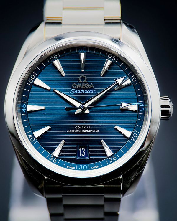 2020 Omega Seamaster Aqua Terra 41MM Blue Dial Steel Bracelet (220.10.41.21.03.001)