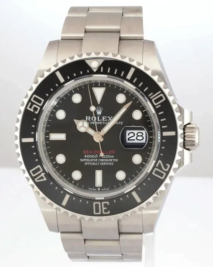 No Reserve - 2023 Rolex Sea-Dweller "Red Letters 50th Anniversary" 43MM Black Dial Oyster Bracelet (126600)