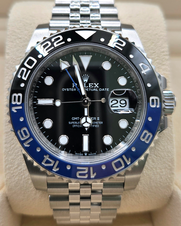 2024 Rolex GMT-Master II "Batgirl" 40MM Black Dial Jubilee Bracelet (126710BLNR)