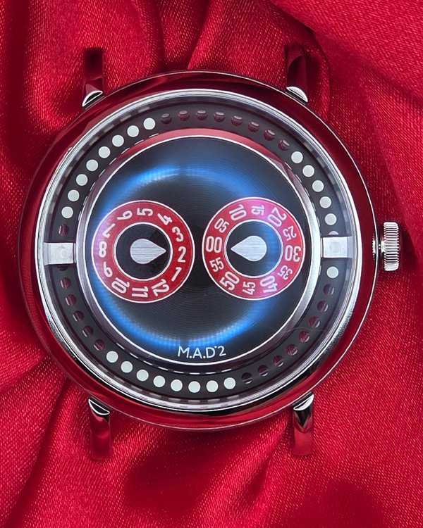 2026 MB&F MAD Edition 2 "Eric Giroud" L.E. 42MM Black Dial Leather Strap (M.A.D 2 R&B)