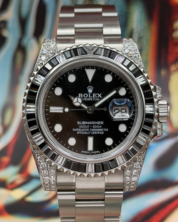 No Reserve - Rolex Submariner Date 40MM Black Dial Oyster Bracelet (116610LN)