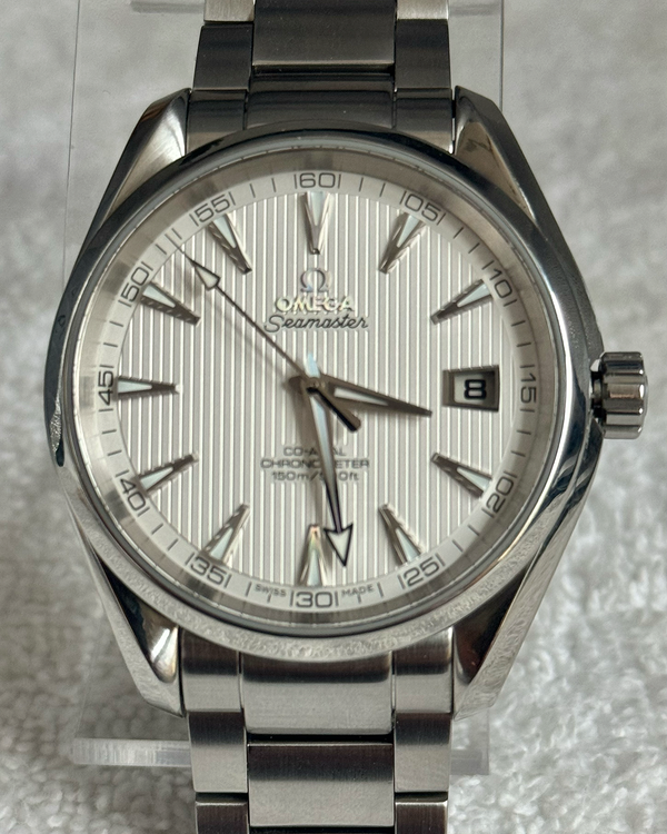 No Reserve - 2018 Omega Seamaster Aqua Terra 150M 41.5MM Silver Dial Steel Bracelet (231.10.42.21.02.001)
