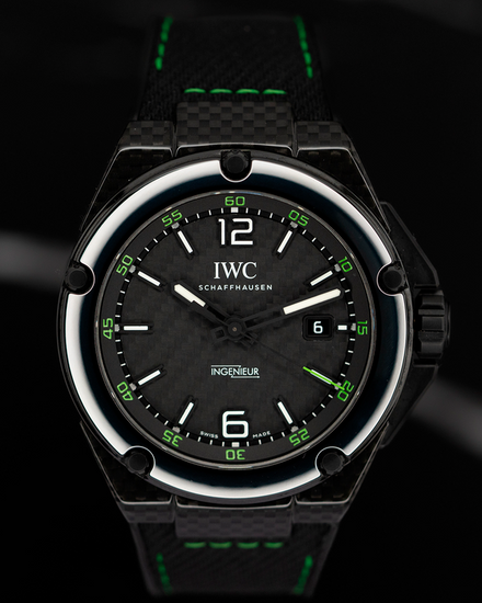 IWC Schaffhausen Ingenieur Performance L.E. 46MM Carbon Fiber Dial Rubber Strap (IW322404)