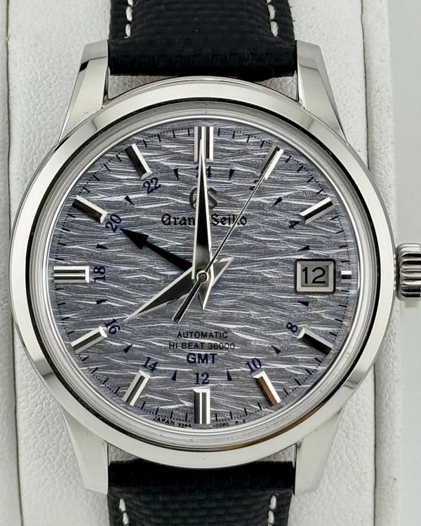No Reserve - 2024 Grand Seiko Elegance Collection "Shōso" 39.5MM Blue Dial Leather Strap (SBGJ249G)