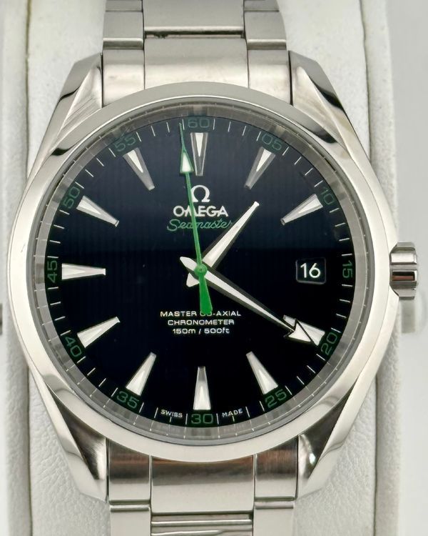 No Reserve - 2022 Omega Seamaster Aqua Terra "Golf Edition" 41.5MM Black Dial Steel Bracelet (231.10.42.21.01.004)
