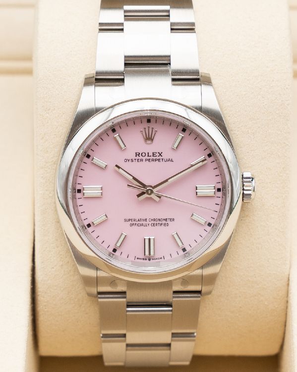 2023 Rolex Oyster Perpetual 36MM Pink Dial Oyster Bracelet (126000)