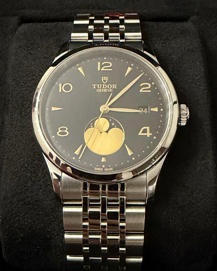 2026 Tudor 1926 Luna 39MM Black Dial Steel Bracelet (91560)