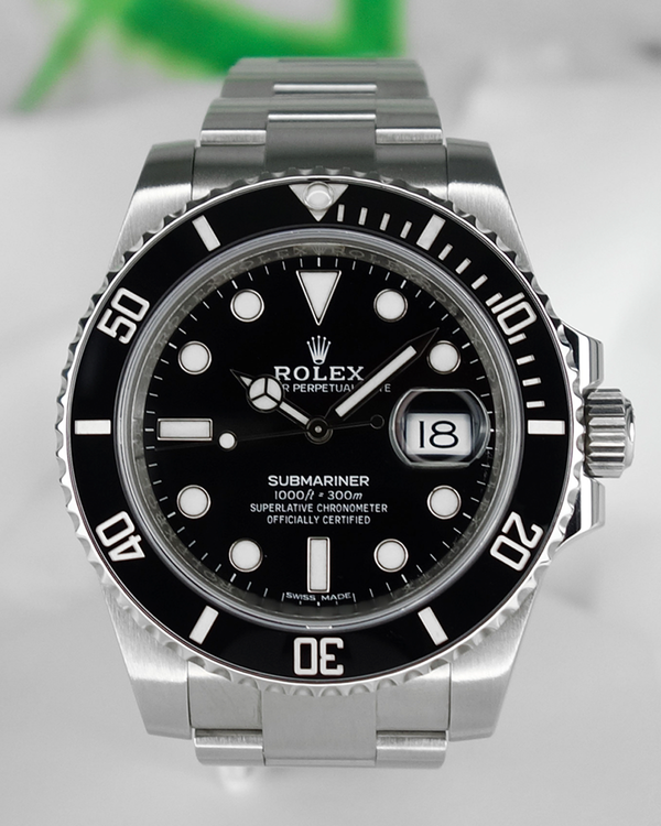 2019 Rolex Submariner Date 40MM Black Dial Oyster Bracelet (116610LN)