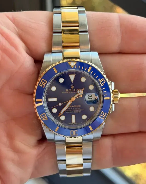 2019 Rolex Submariner Date "Bluesy" 40MM Blue Dial Two-Tone Oyster Bracelet (116613LB)