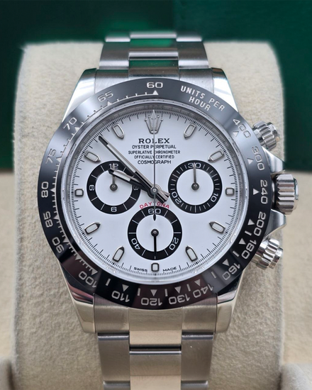 2017 Rolex Cosmograph Daytona "Panda" 40MM White Dial Oyster Bracelet (116500LN)
