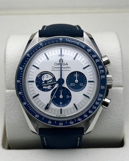 2026 Omega Speedmaster Anniversary Series “Silver Snoopy Award” 42MM Silver Dial Textile Strap (310.32.42.50.02.001)
