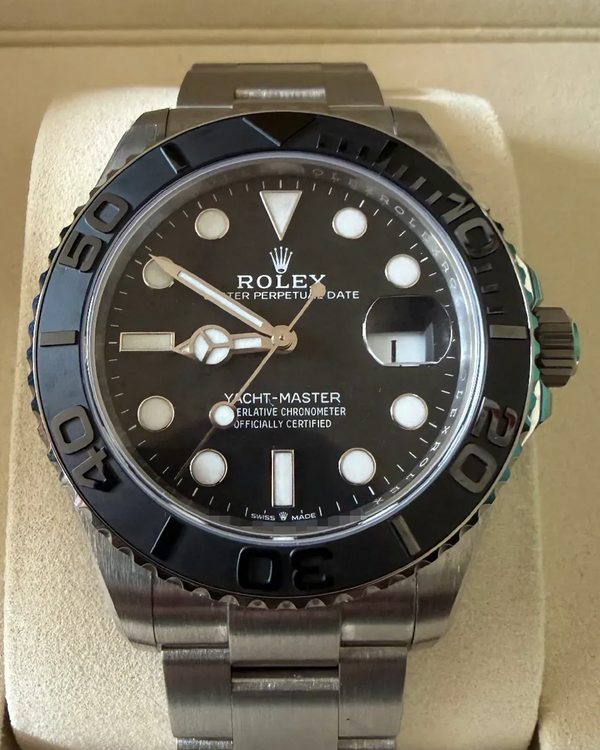 2026 Rolex Yacht-Master 42MM Black Dial Titanium Oyster Bracelet (226627)