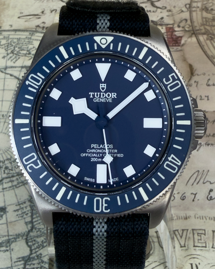 2023 Tudor Pelagos FXD 42MM Blue Dial Textile Strap (M25707B/22)