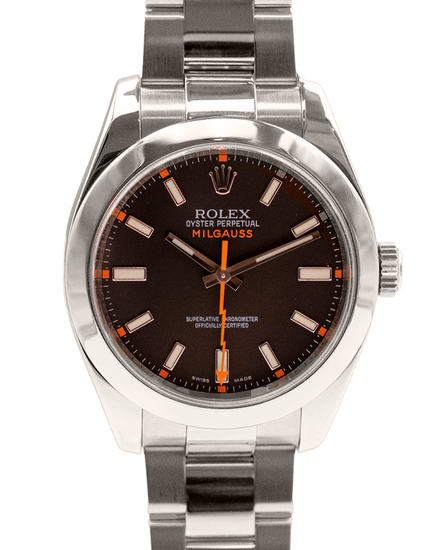 Rolex Milgauss 40MM Black Dial Oyster Bracelet (116400)