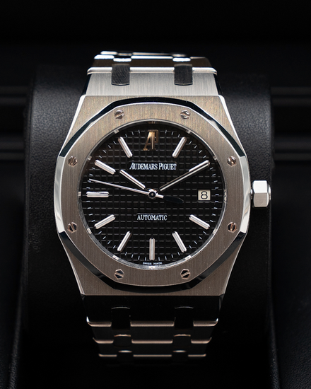Audemars Piguet Royal Oak 39MM Black Dial Steel Bracelet (15300ST.OO.1220ST.03)
