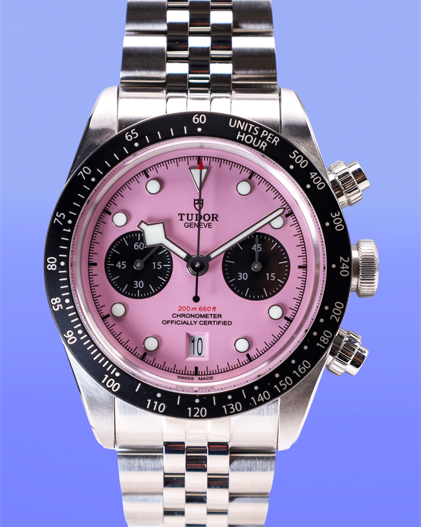 2026 Tudor Black Bay Chrono "Flamingo" 41MM Pink Dial Steel Bracelet (79360N)