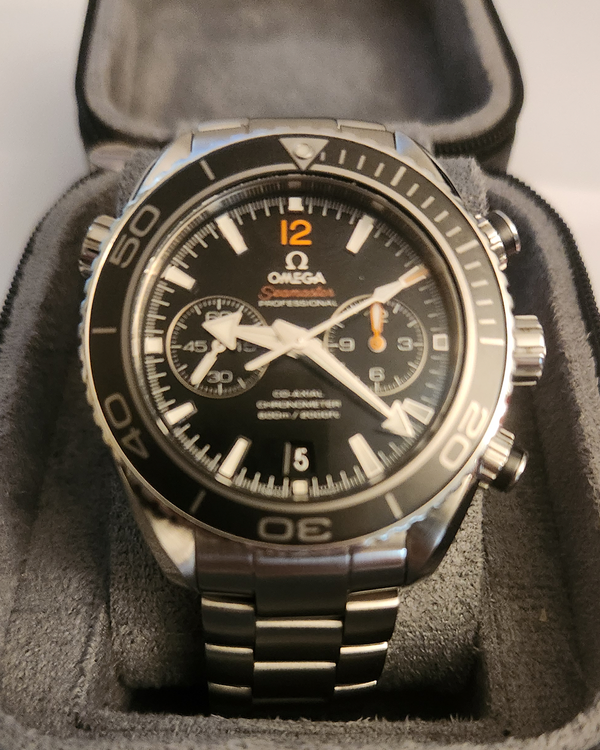 2018 Omega Seamaster Planet Ocean 600M 45.5MM Black Dial Steel Bracelet (232.30.46.51.01.003)