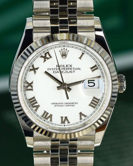 Rolex Datejust 36MM White Dial Jubilee Bracelet (126234)