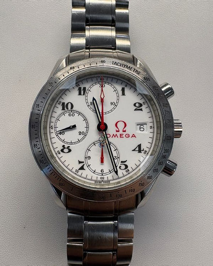 Omega Speedmaster Date Olympic Games Collection 40MM White Dial Steel Bracelet (323.10.40.40.04.001)